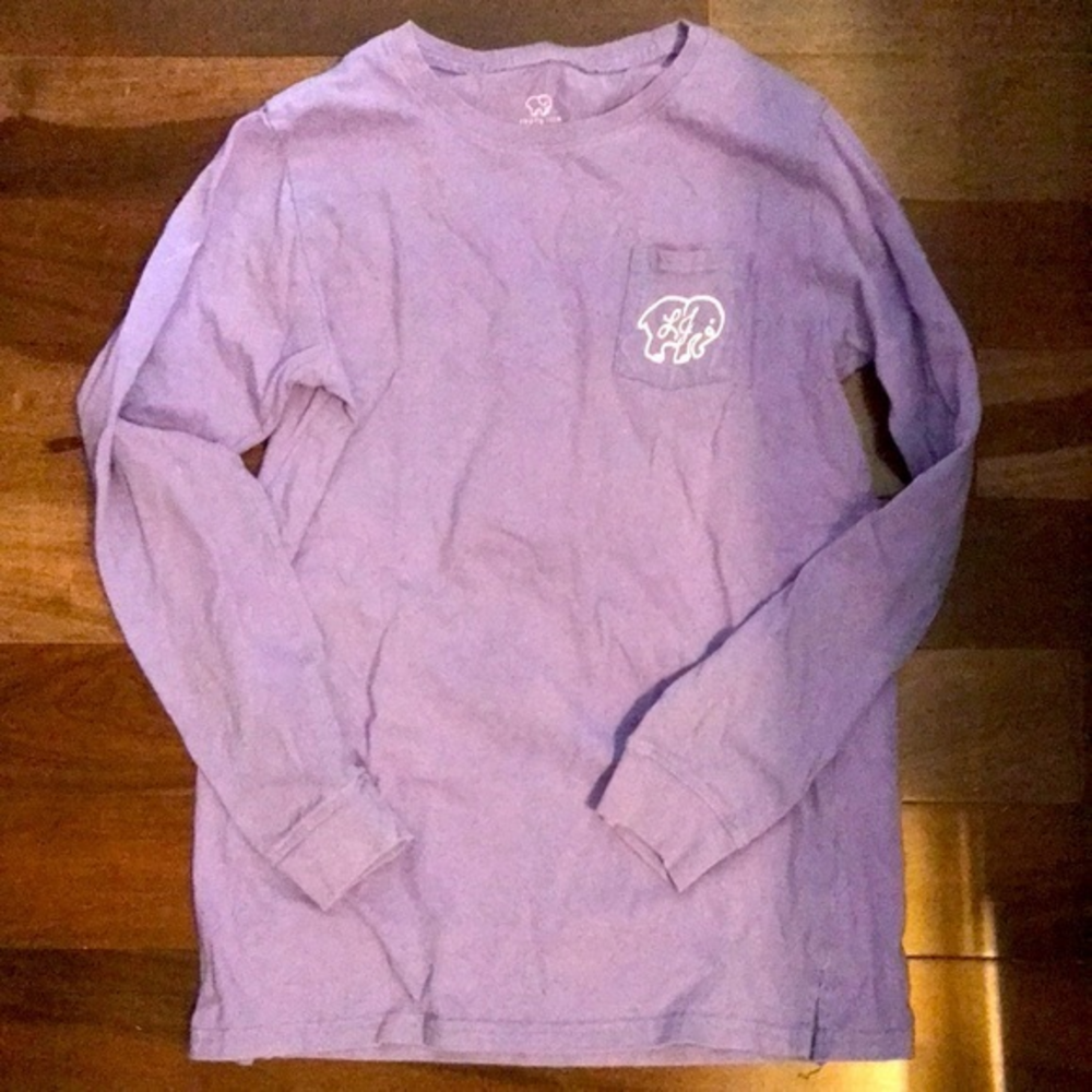 Ivory‎ Ella Lavender Long Sleeve Tee XS EUC